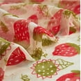 thumbnail image 4 of Urban Shop 38" x 63" Sheer Single Curtain Panel, Strawberry Print, 4 of 8