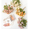 thumbnail image 2 of Zhuge 3pcs Pomegranate Rose Artificial Flowers, Fake flowers, Flores Artificiales Para, Wedding Decor, 2 of 5