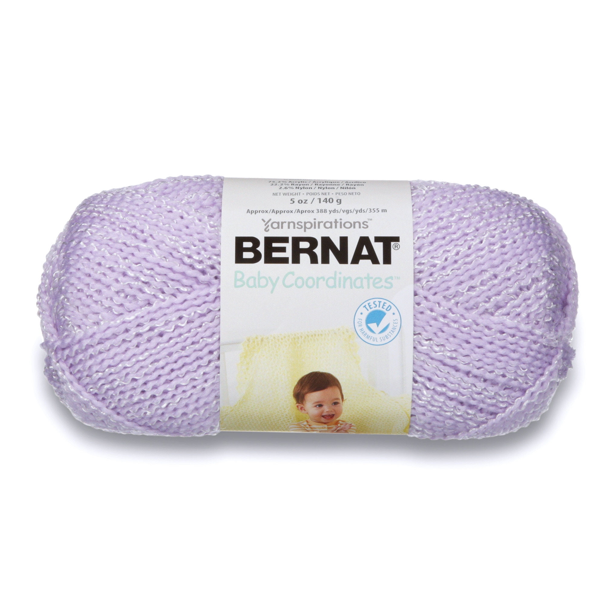Bernat® Baby Coordinates™ 3 DK Blended Acrylic Yarn, Iced Mint 5oz