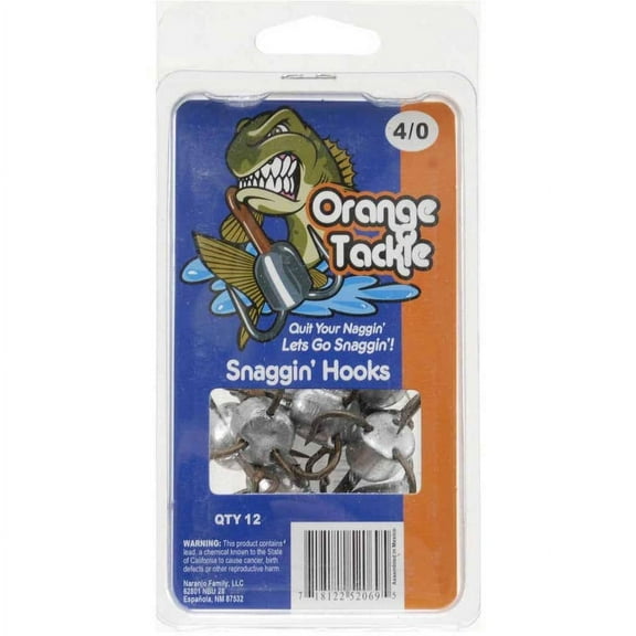 ORANG TACKLE 4/0-12-CNT SNAGGING HOOKS