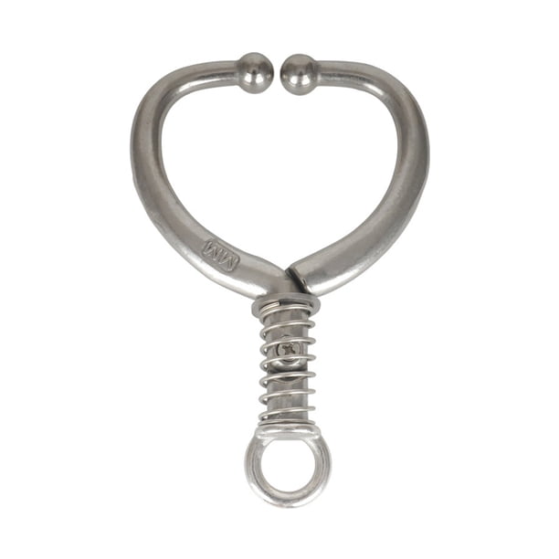 Greeniant Anillo para la nariz, alicates para vacas, suministros agrícolas, sin taladro, ajustable, ligero, seguridad profesional, operación Hábitats y jaulas para animales pequeños Pequeño