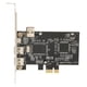 thumbnail image 2 of Tarjeta elevadora PCI Ex IEE A, adaptador de tarjeta elevadora PCIE X1 a IEEE PCI Ex IEE A Tarjeta elevadora Firewire Rendimiento sólido, 2 of 9