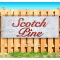 thumbnail image 1 of Scotch Pine Red & Chrome 13 oz Vinyl Banner With Metal Grommets, 1 of 4