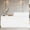 1.6m White with Lights, variant on Chantmo L Shaped Modern Wooden Commercial Reception Desk 71 inch Counter Shelves Storage Drawers for Office Home Black White Left