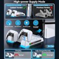 thumbnail image 4 of PS5 Pro Cooling Stand with LED Controller & Charging Station – 3-Level Fan Cooling Dock for PlayStation 5 / Slim / Pro, Includes Controller Charger and Accessories Kit, 4 of 6