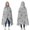 Halloween Spider Web, variant on Wearable Blanket,Halloween Spider Bat Pattern Hooded Wearable Flannel Blanket for Adults & Teens,Winter Poncho Shawl Wrap Cape Cozy Anti-Pill,50"x60"
