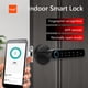thumbnail image 1 of Cerradura de perillas de puerta compatible con Bluetooth con cerradura de manija de palanca de 2 llaves para apartamento, 1 of 9