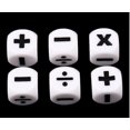 thumbnail image 2 of Teacher Dice Set: Mathematical Operations Calculation Dice Subtraction and Dice Toys Children's Classroom Teaching Supplies Bar Game Props 6, 2 of 8