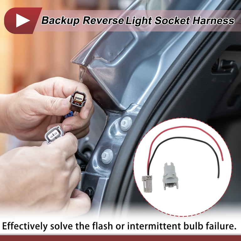 1 Set Backup Reverse Light Socket Wiring for Honda Accord/Odyssey