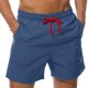 thumbnail image 4 of Los pantalones casuales deportivos antisalpicaduras de hoja de loto transpirables para hombres pantalones de playa pantalones cortos de un cuarto para hombres, 4 of 6