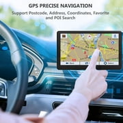 GPS Navigation for Car Truck,7 Inche Touchscreen Car GPS Navigator 8GB 256M with Voice Guidance and Speed Camera Warning Auto GPS with Lifetime Free Map Update