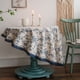 thumbnail image 2 of Nvzi Mantel pequeño con estampado azul, estilo campestre fresco, para mesa de té, mantel de encaje de ganchillo (260 x 140 cm), 2 of 4