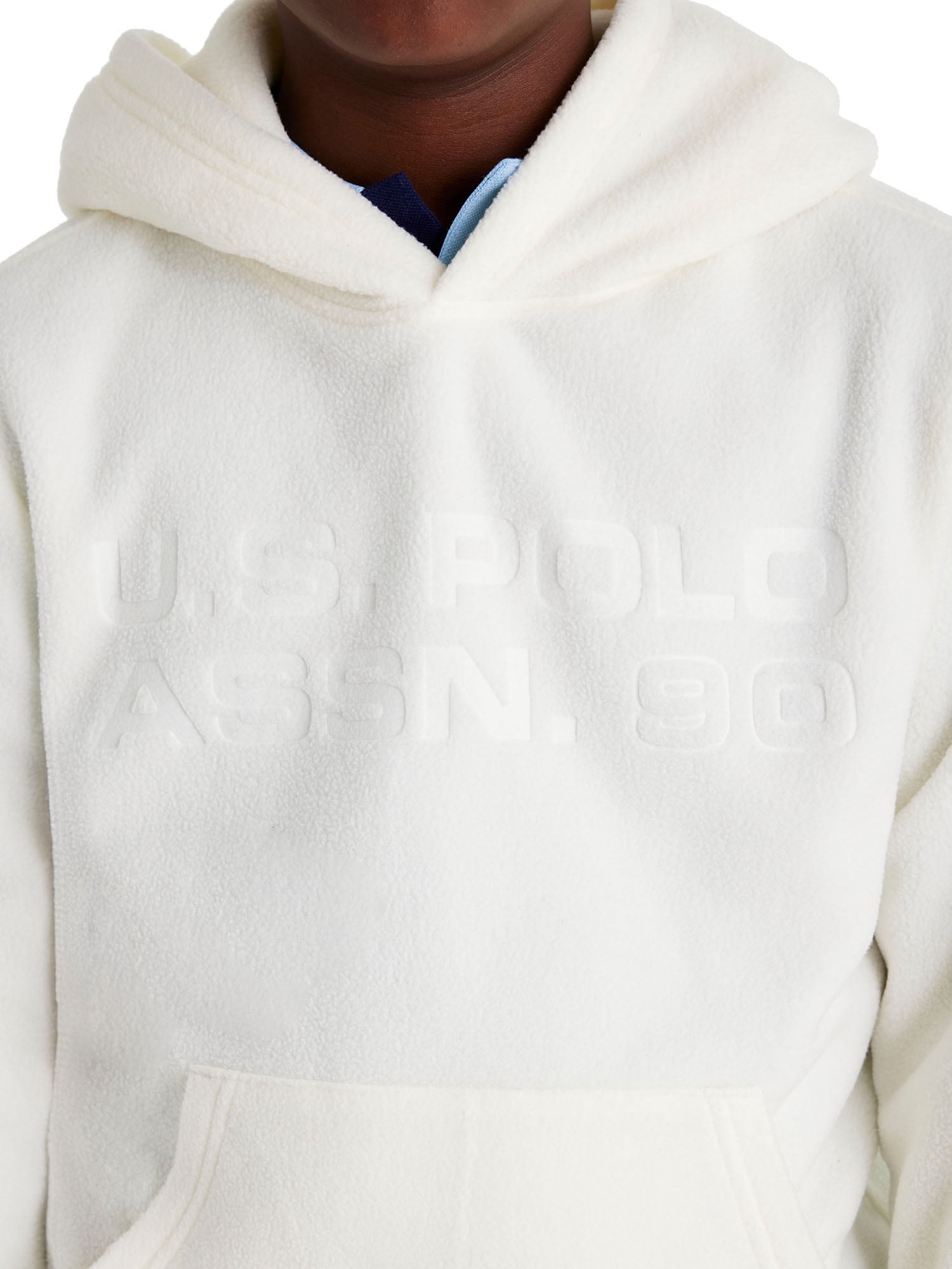 U.S. Polo Assn. Boys Polar Fleece Pullover Hoodie, Sizes 4-18