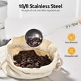 thumbnail image 4 of U-Taste Coffee Scoop 2 Tablespoon: 18/8 Stainless Steel Measuring Scooper for Ground Coffee, Bean, Powder, Espresso, 4.3in Long Handle Metal Measure Spoon for Canister, Jar (2Tbsp/30ml), 4 of 10