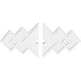 thumbnail image 2 of 28"W x 18 5/8"H x 2"ID x 8 3/4"C x 1"P Zoe Architectural Grade PVC Contemporary Ceiling Medallion, Two Piece, 2 of 11