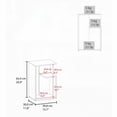 thumbnail image 2 of Side Table with 1 Shelf - 25" H for Small Spaces, Modern Design, 2 of 9