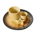 thumbnail image 3 of 1pc Ceramic Candle Holder & Incense Burner Nordic Sage and Palo Santo Tray, Perfect for Home and Office Decor (Without Incense), 3 of 7