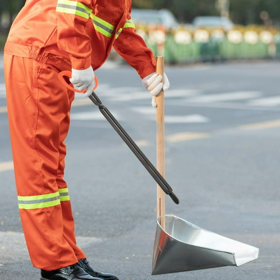 Milisten 1Set Trash Grabber Tool for High Shelf Access and Garbage Clamp Black