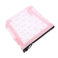thumbnail image 1 of 1 Pc Bolsa de Cosméticos Portátil para Mujeres para Vacaciones, Viajes de Negocios, Gimnasio, Malla de Nylon Rosa-S, 1 of 4