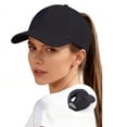 thumbnail image 2 of Trendy Baseball Cap Soft Low Profile Dad Caps Beach Trucker Hat Cool Hat Women's Saturday Hat Outdoor Hats for Men Cotton Hat Hiking Fishing Hats Adjustable Dad Hat,Black,One Size, 2 of 9