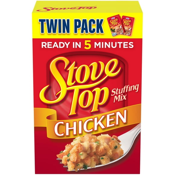 Stove Top Chicken Stuffing Mix Side Dish Twin Pack, 2 ct Pack, 6 oz Boxes