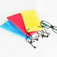 thumbnail image 5 of iaksohdu 2Pcs Water-resistant Drawstring Storage Cloth Pouch Bag for Glasses Mobile Phone, 5 of 8