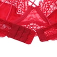thumbnail image 3 of New French Style Ultra-Thin Floral Lace Underwear Unlined Multi-Shoulder Straps Bra, 3 of 5