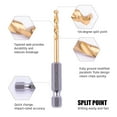 thumbnail image 5 of JEFE HEX 1/16" Hex Shank Drill Bits for Quick Change, HSS Titanium Coated (Pack of 12), 5 of 5