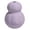Purple, variant on Oodles Durable Rubber Orange Fillable Interactive Dog Treater, Medium
