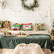 thumbnail image 4 of 4 Pcs Cojines Fundas Navideñas Decoracion 45x45cm Almohada Grinch Belug,   Verde, 4 of 5