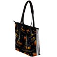 thumbnail image 3 of Witch Hat Canvas Leather Mix Crossbody Bag Twill Sponge Jeanette Hand-held 30x10.5x39cm/11.8x4.1x15.4in, 3 of 5