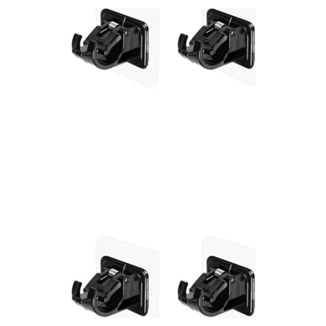 Injueey Abrazadera para barra de cortina de ventana, sin pinchazos, sin clavos Type3 NO3