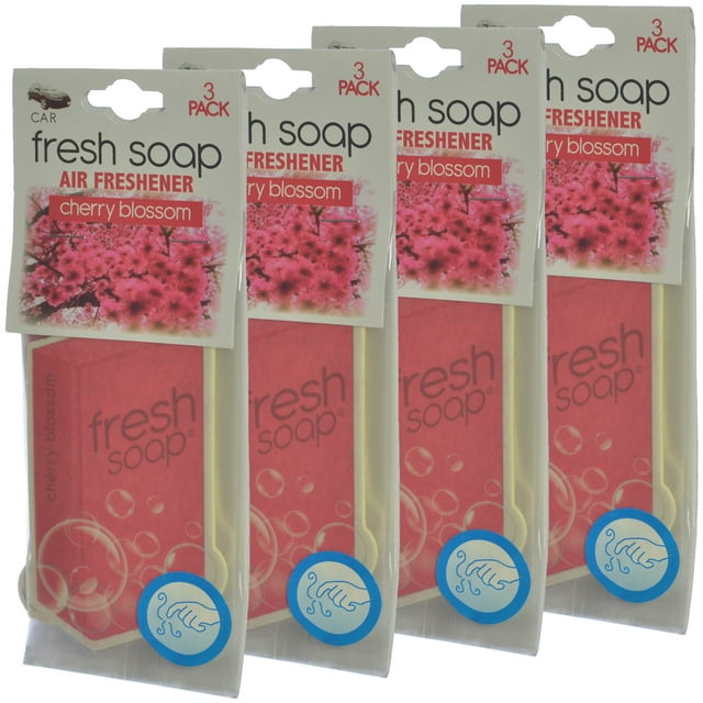 Fresh Soap Car Air Freshener Cardboard Hanging Long Lasting Scent