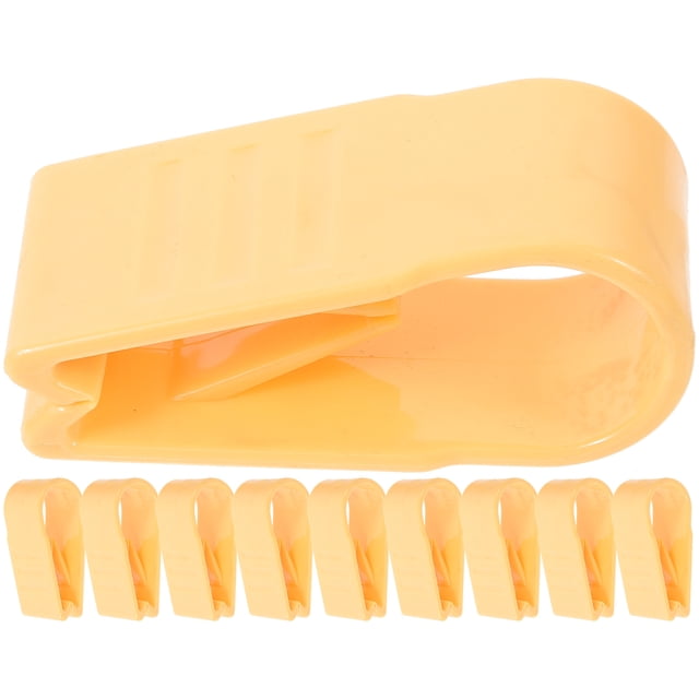 WHAMVOX 10Ud Sujetadores Amarillos Para Fijar Sábanas Y Colchas Sin Marcas Ni Daños