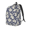 thumbnail image 1 of Easygdp Lilies Flowers Mochila de Lona Resistente para Laptop, Compatible con Laptops de 15 a 17 pulgadas, Ideal para Escuela, Trabajo y Viajes-Small, 1 of 5