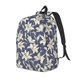 thumbnail image 1 of Disketp Lilies Flowers print Canvas Backpack Lightweight Travel Daypack Student Rucksack Laptop Backpack-Small, 1 of 5
