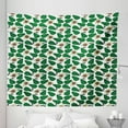 thumbnail image 1 of Avocado Tapestry, Pattern with Doodle Avocado Slices Cut in Half and Leaves Print, Fabric Wall Hanging Decor for Bedroom Living Room Dorm, 5 Sizes, Emerald Pale Green Brown, by Ambesonne, 1 of 1