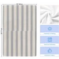 thumbnail image 5 of Blue Striped Kitchen Towels Set of 3, Modern Farmhouse Stripes Rustic Soft Microfiber Dish Towels, Absorbent Quick-Dry Washable Dishcloths for Kitchen Cleaning, Drying Dishes, 18x28 Inches, 5 of 9