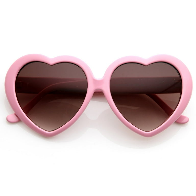Light pink heart shaped sunglasses hotsell