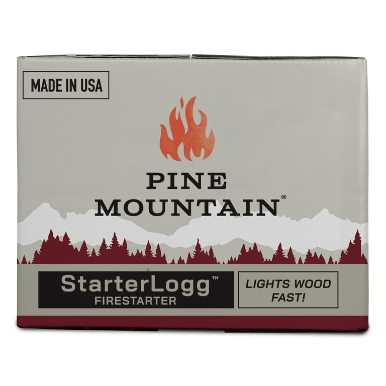 Pine Mountain Starterlogg Firestarter 24 Pack - Walmart.com