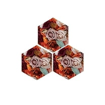 Personalized Custom Hexagon Acrylic Photo Panels, Collage Wall Art Picture, Gifts For Family And Friends, EVA Adhesive No Damage Peel and Stick Tape