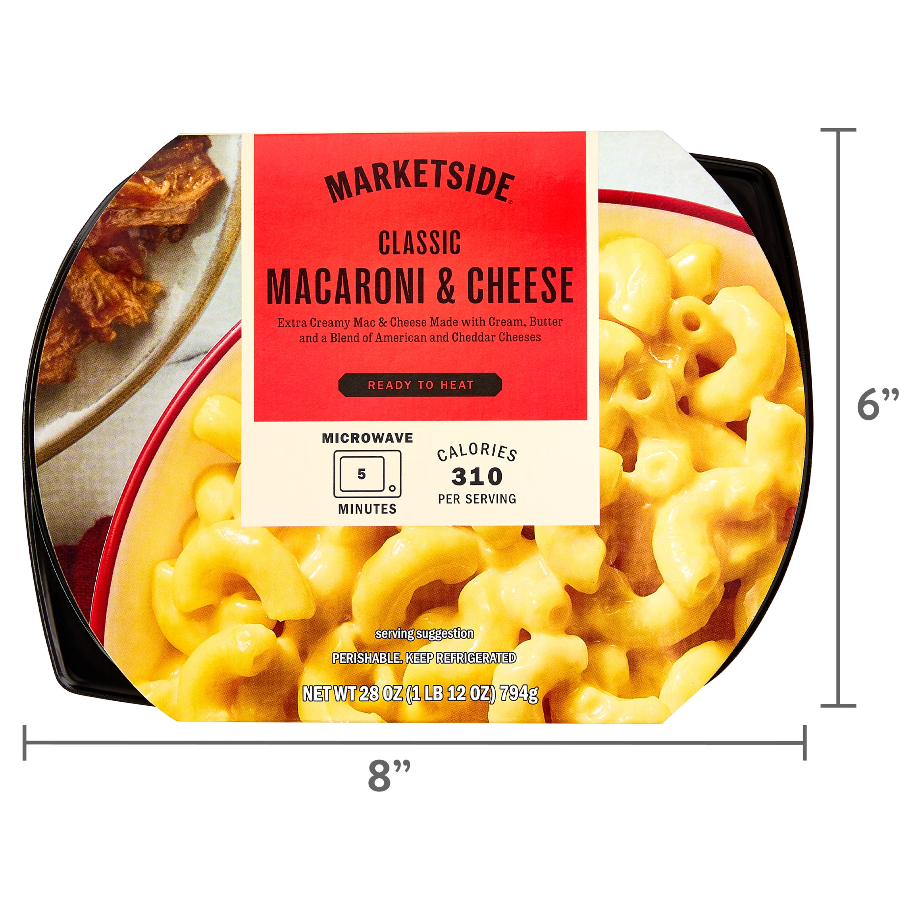 Marketside Ready to Heat Classic Macaroni and Cheese Family Size