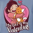 thumbnail image 3 of CafePress - My Cat Is My Valentine T Shirt - Womens Comfort Colors® Shirt, 3 of 4