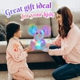 thumbnail image 6 of Glow Guards 12'' Light up Peek-a-Boo Elephant Stuffed Animal Musical Rainbow Elephant Singing Stuffed Animal Electric Interactive Toys Christmas Holiday Birthday Gifts for Toddler Kids, 6 of 7