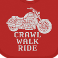 thumbnail image 4 of Inktastic Crawl Walk Ride Motorcycle Boys or Girls Baby Bib, 4 of 4