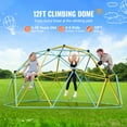 thumbnail image 2 of KFFKFF Climbing Dome, Jungle Gym Capable of Holding 750LBS, Simple to Assemble, 12FT Geometric Play Structure for Children Aged 3 to 10, Comes with Climbing Grip, 2 of 9