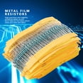 2000pcs 1/4W 100 Values 1ohm1M Metal Film Resistors Assortment