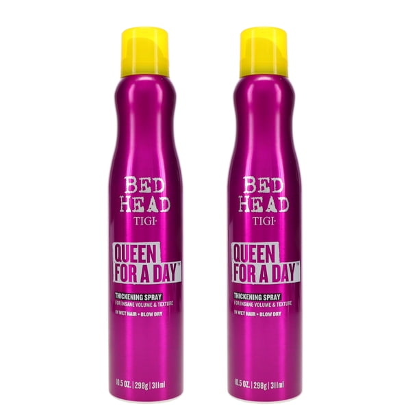 Tigi Bed Head Queen para un spray de espesamiento de un d’a 10.5 oz 2 paquete TIGI Tigi Bed Head Queen para un spray de espesamiento de un d’a 10.5