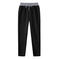 thumbnail image 3 of Mens Sweatpants, Awwp Athletic Workout Jogger Sweatpants with Pocket and Drawstring Pants for Men Black L, 3 of 3