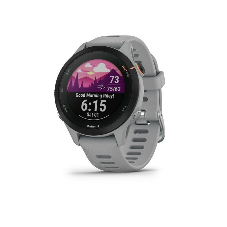 Garmin Forerunner 255S (Powder Gray) GPS Running Smartwatch